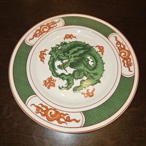 Vintage Fitz And Floyd 1975 Dragon Crest 7.5" Salad Plate